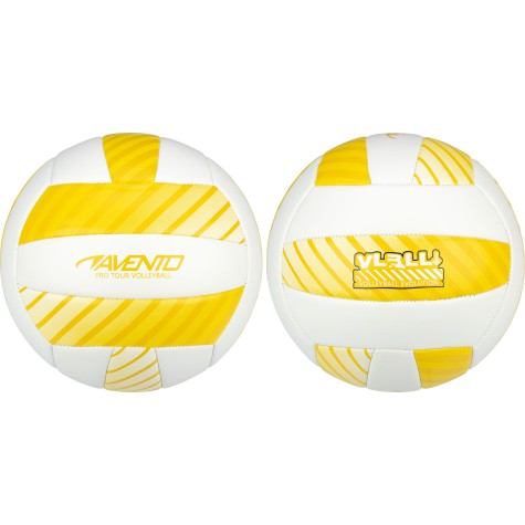 Paplūdimio tinklinio kamuolys AVENTO 16VF Yellow/White