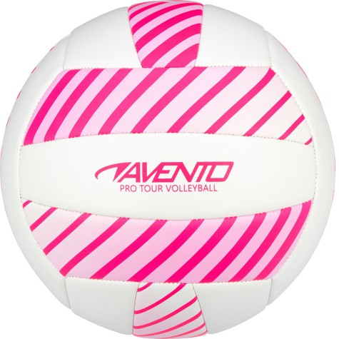 Paplūdimio tinklinio kamuolys AVENTO 16VF Pink/White