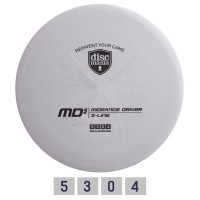 Diskgolfo diskas DISCMANIA S-LINE MD5 light grey..