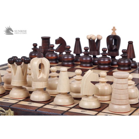 Nardai, šachmatai, šaškės Royal Maxi 310x155x45mm (karalius 65mm)