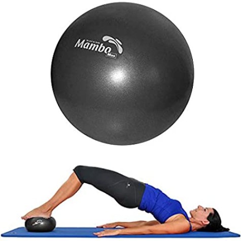 Pilates kamuolys Soft Over ball 25-27cm juodas