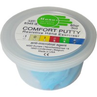 Ergoterapinė masė MVS Comfort Anti-bakterinė 57g-Mėlyna (Extra Firm)..