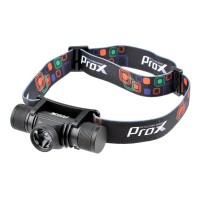 Priekinė lempa ProX Aries CREE XP-G2 500Lm USB (headlamp)..