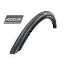 Padanga 28“ Schwalbe One Tube Type HS 464A, Perf Fold. 25-622 Addix Blue Strips