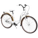 Dviratis AZIMUT Vintage 28“ 3-speed 2021 white-cream