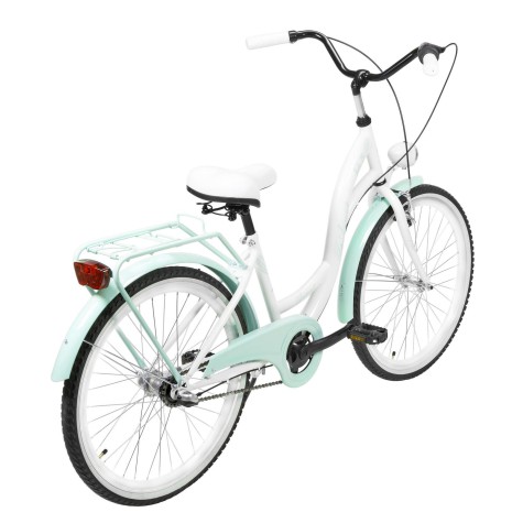 Dviratis AZIMUT Julie 24“ 3-speed 2021 white-turquoise