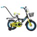 Dviratis Monteria Limber 12“ black-yellow-blue