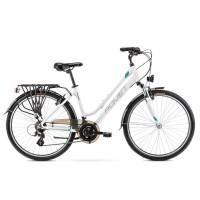 Dviratis Romet Gazela 26 1 2022 white-turquoise-15“ / S..