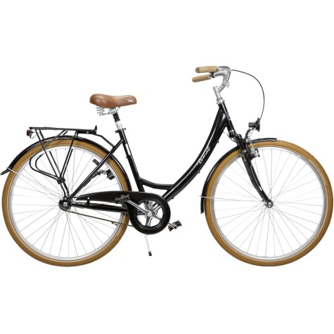 Dviratis Romet Angel Lux 28 1-speed 2021 black-brown