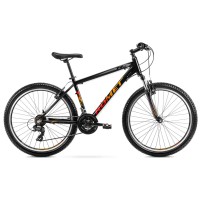 Dviratis Romet Rambler R6.0 26“ 2022 black-orange-14“ / S..