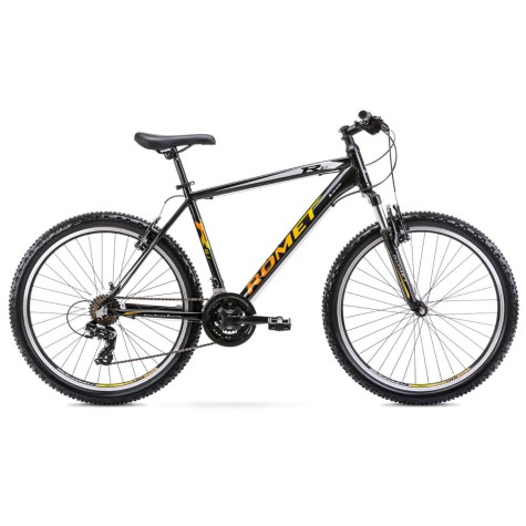 Dviratis Romet Rambler R6.1 26“ 2022 black-yellow-14“ / S