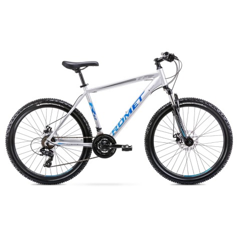 Dviratis Romet Rambler R6.2 26“ 2022 silver-blue-17“ / M