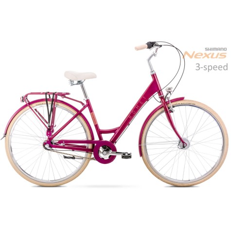 Dviratis Romet Sonata Classic 28“ Alu 2022 pink-20“ / L