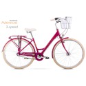 Dviratis Romet Sonata Classic 26“ Alu 2022 pink