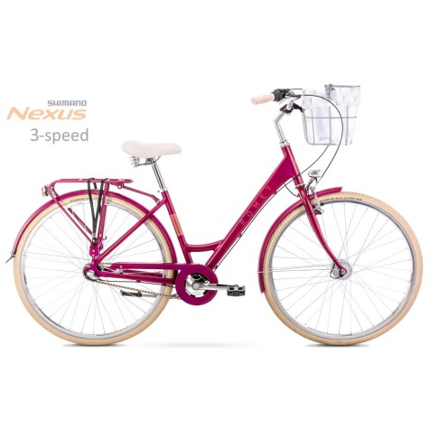 Dviratis Romet Sonata Classic 26“ Alu 2022 pink