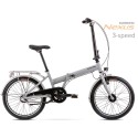 Dviratis Romet Wigry Classic 20“ Alu 2022 grey