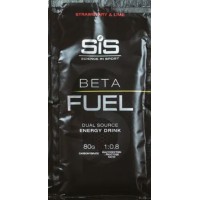 Energinis gėrimas milteliais SiS Beta Fuel Energy Strawberry & Lime 82g