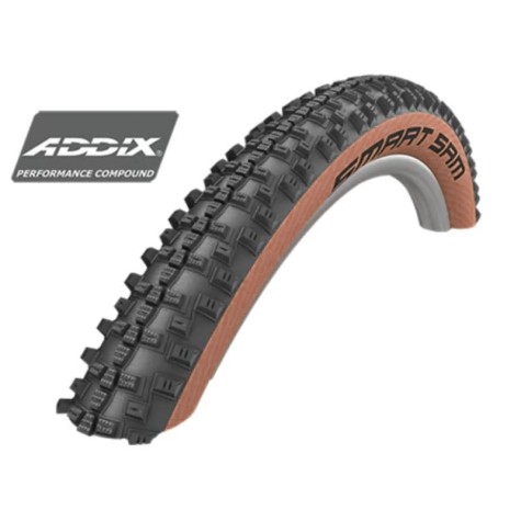 Padanga 29“ Schwalbe Smart Sam HS 476, Perf Wired 57-622 Addix Bronze-Skin