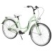 Dviratis AZIMUT Vintage 26“ 3-speed 2023 mint-white matt