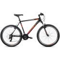 Dviratis Romet Rambler R6.1 26“ 2023 black-orange-red-14“ / S