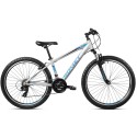 Dviratis Romet Rambler R6.1 26“ 2023 silver-sky blue-14“ / S