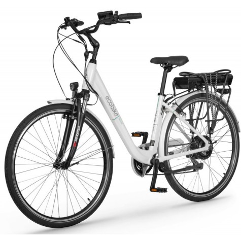 Elektrinis dviratis Ecobike Traffic 28“ 2023 white-11.6Ah