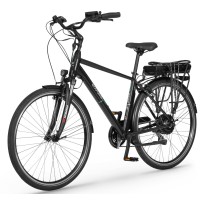 Elektrinis dviratis Ecobike Traffic Man 28“ 2023 black-11.6Ah..