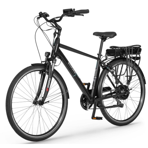 Elektrinis dviratis Ecobike Traffic Man 28“ 2023 black-11.6Ah