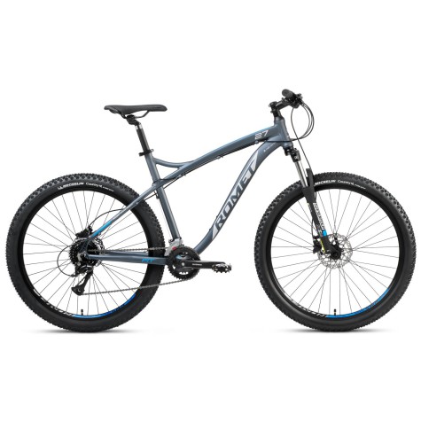 Dviratis Romet Rambler FIT 27.5 2024 black-silver-blue-18" / M