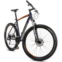 Dviratis Romet Rambler R7.3 2024 dark blue-orange-18" / M