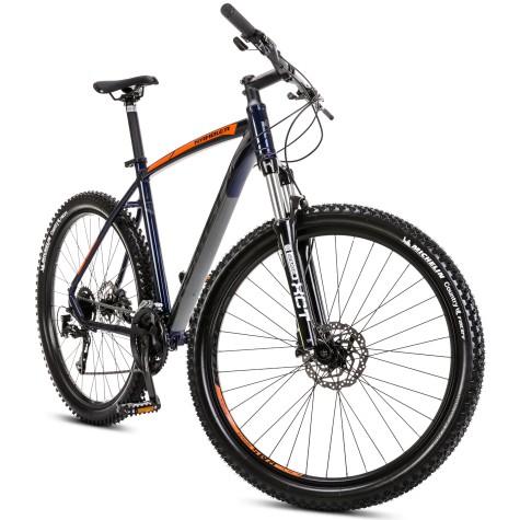 Dviratis Romet Rambler R7.3 2024 dark blue-orange-20" / L