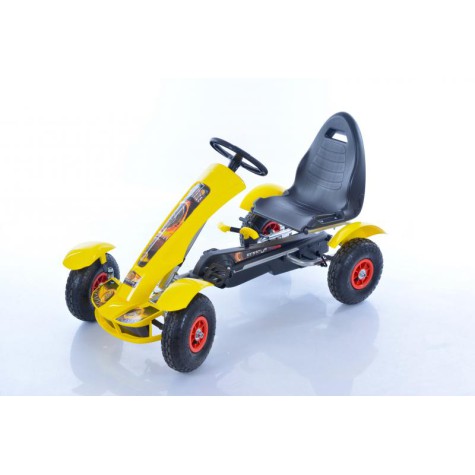 Velokartas Go-Kart Yellow F618