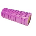 Masažinis jogos volas KP-233 PVC 14*33cm Violetinis