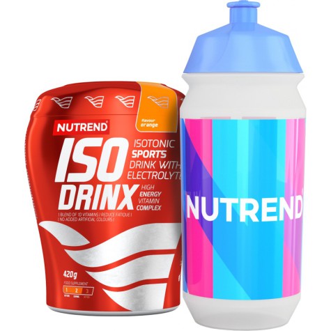 Nutrend IsoDrinx 420 g. + Gertuvė Nutrend 500 ml.