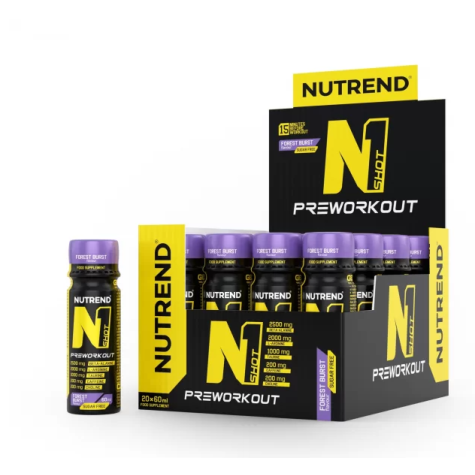 Nutrend N1 Pre-Workout Shots 60ml x 20 amp.