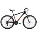 Dviratis Romet Rambler R6.0 2024 black-orange-red-17" / M